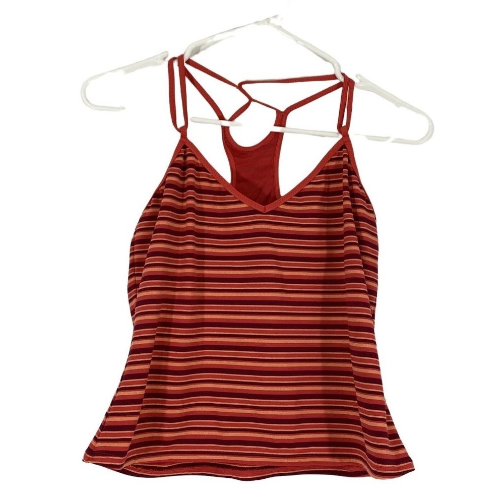 South Point Womens Multicolor Striped Racer Back Pullover Tank Top Size 10